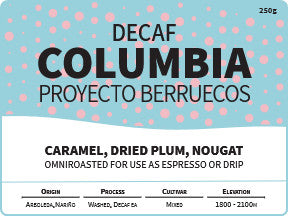Proyecto Berruecos Decaf.