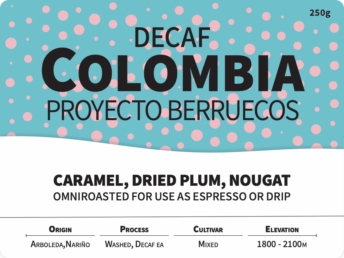 Proyecto Berruecos Decaf.